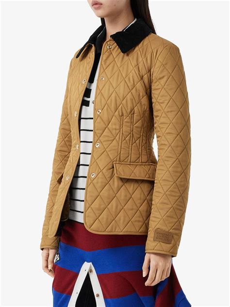 burberry brown jacket|Burberry black quilted jacket sale.